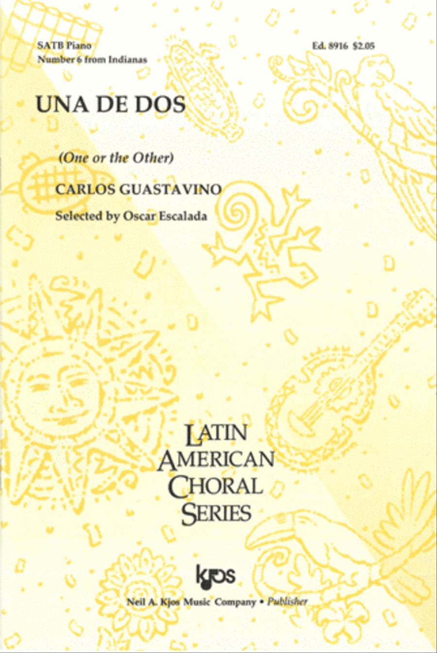 Una De Dos (One Or the Other) - Indianas Suite, No. 6 4-Part scores gallery preview page 1