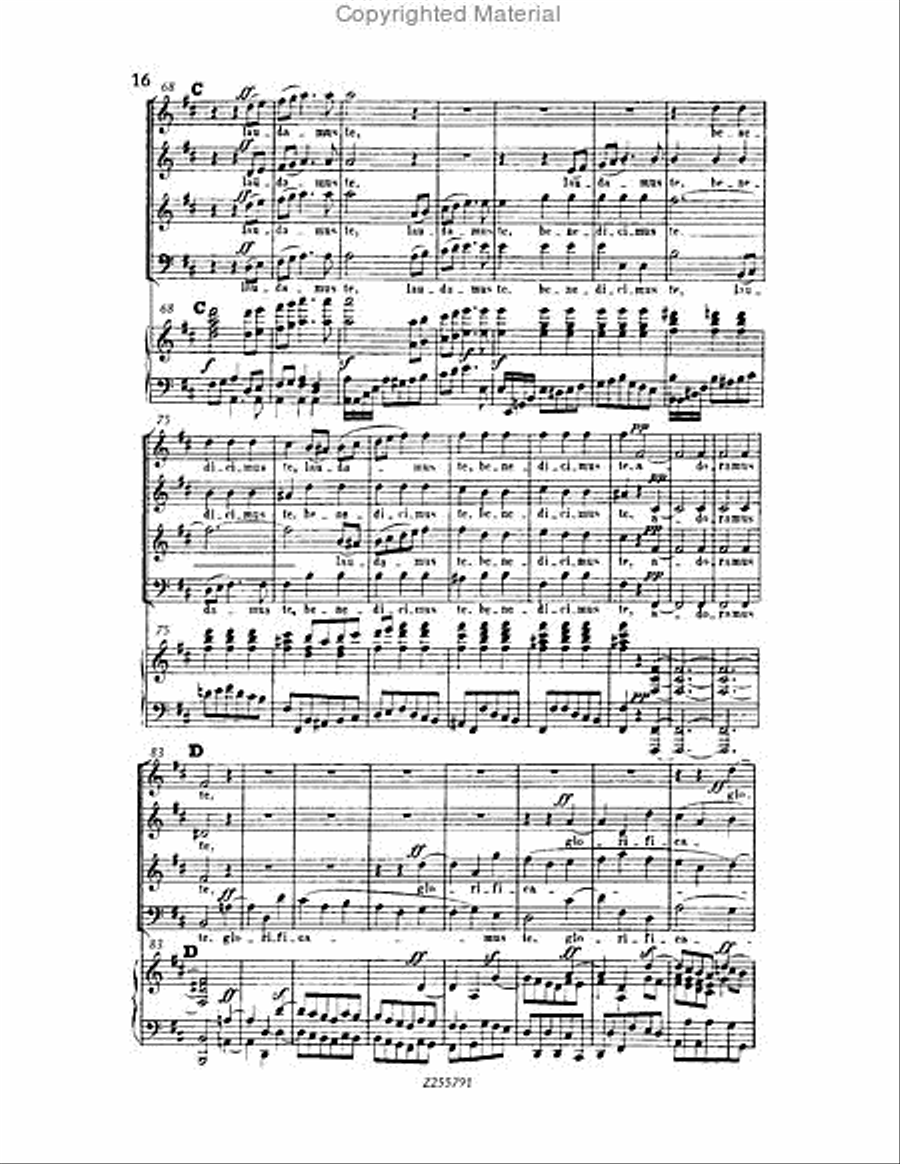 Missa Solemnis, Op.123 Choir scores gallery preview page 16