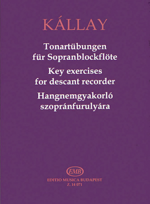 Book cover for Key Exercises for Descant Recorder