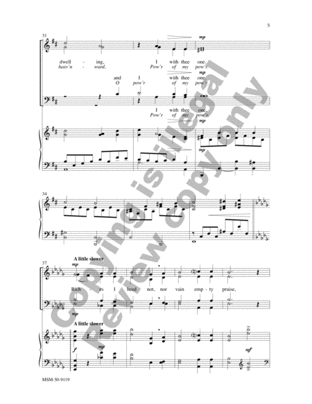 Be Thou My Vision (Choral Score) image number null