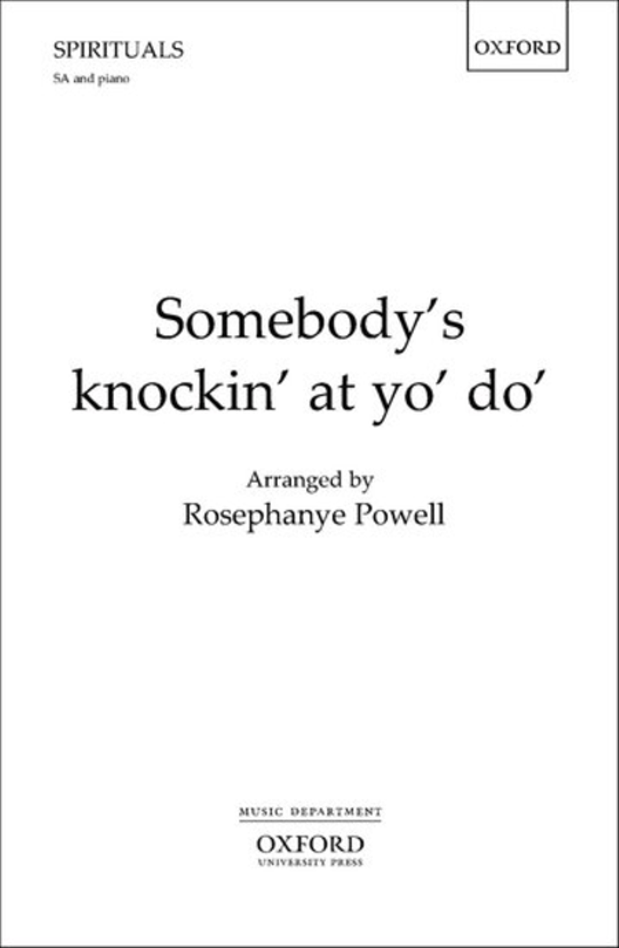 Somebody's knockin' at yo' do' SA scores gallery preview page 1