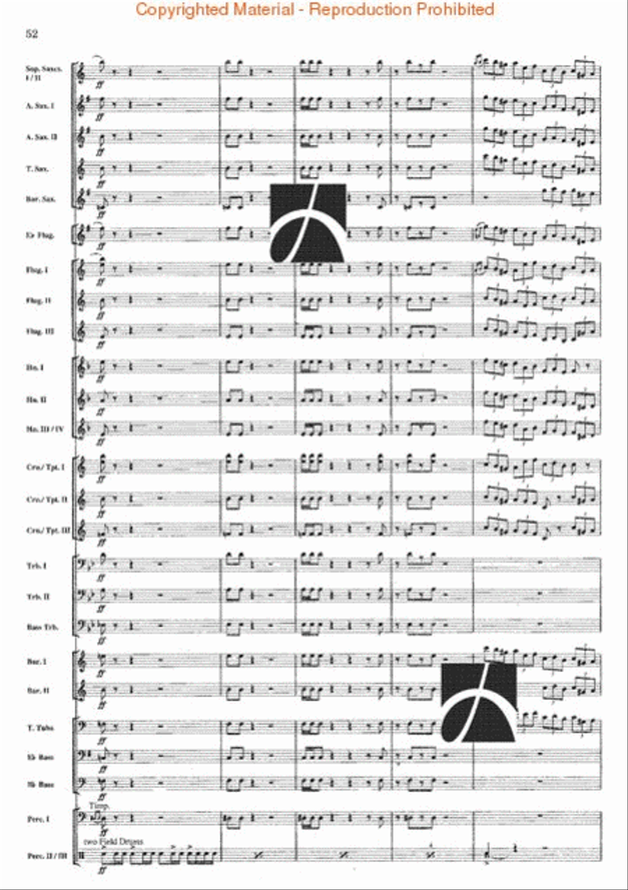 Firestorm Brass Band scores gallery preview page 52