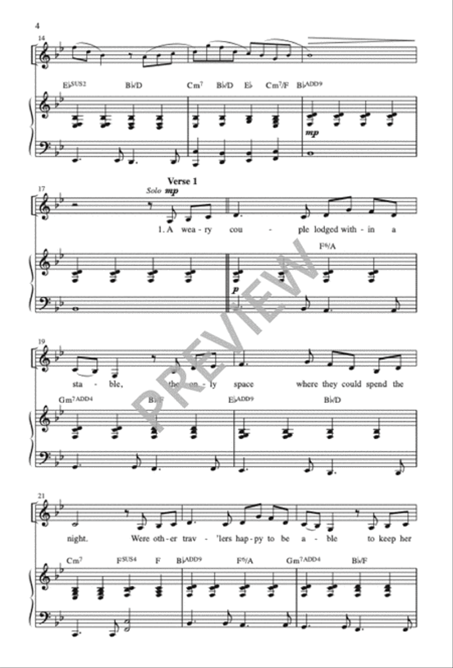 A Weary Couple - Low Key edition 3-Part scores gallery preview page 4