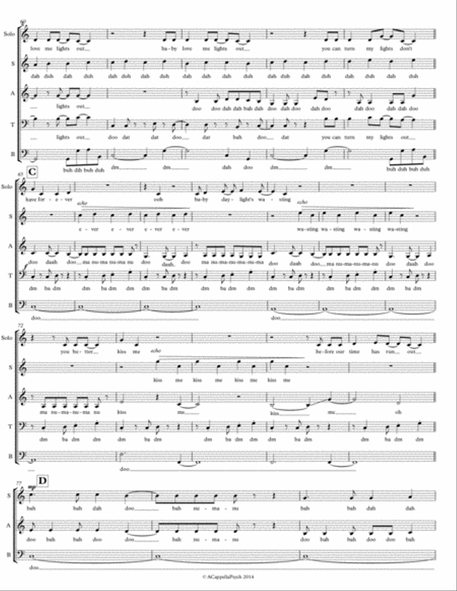 XO XO 4-Part scores gallery preview page 4