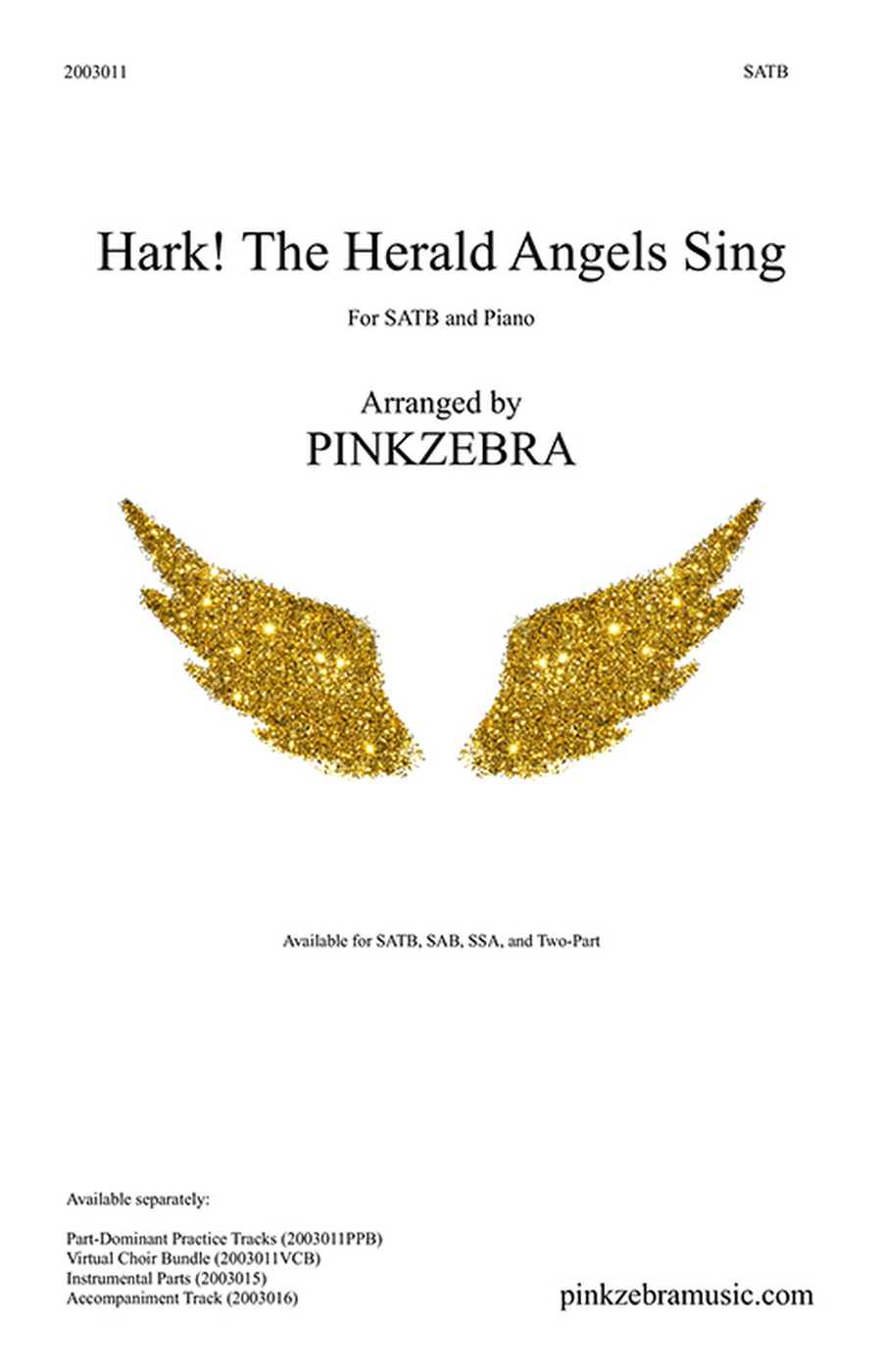 Hark! The Herald Angels Sing (SATB) 4-Part scores gallery preview page 1