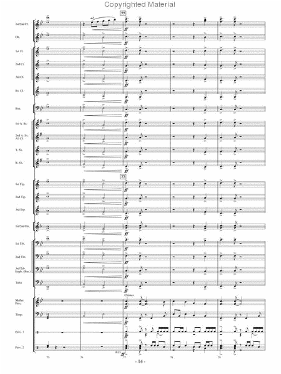 From Heartland to Heaven From Heartland to Heaven Concert Band scores gallery preview page 13