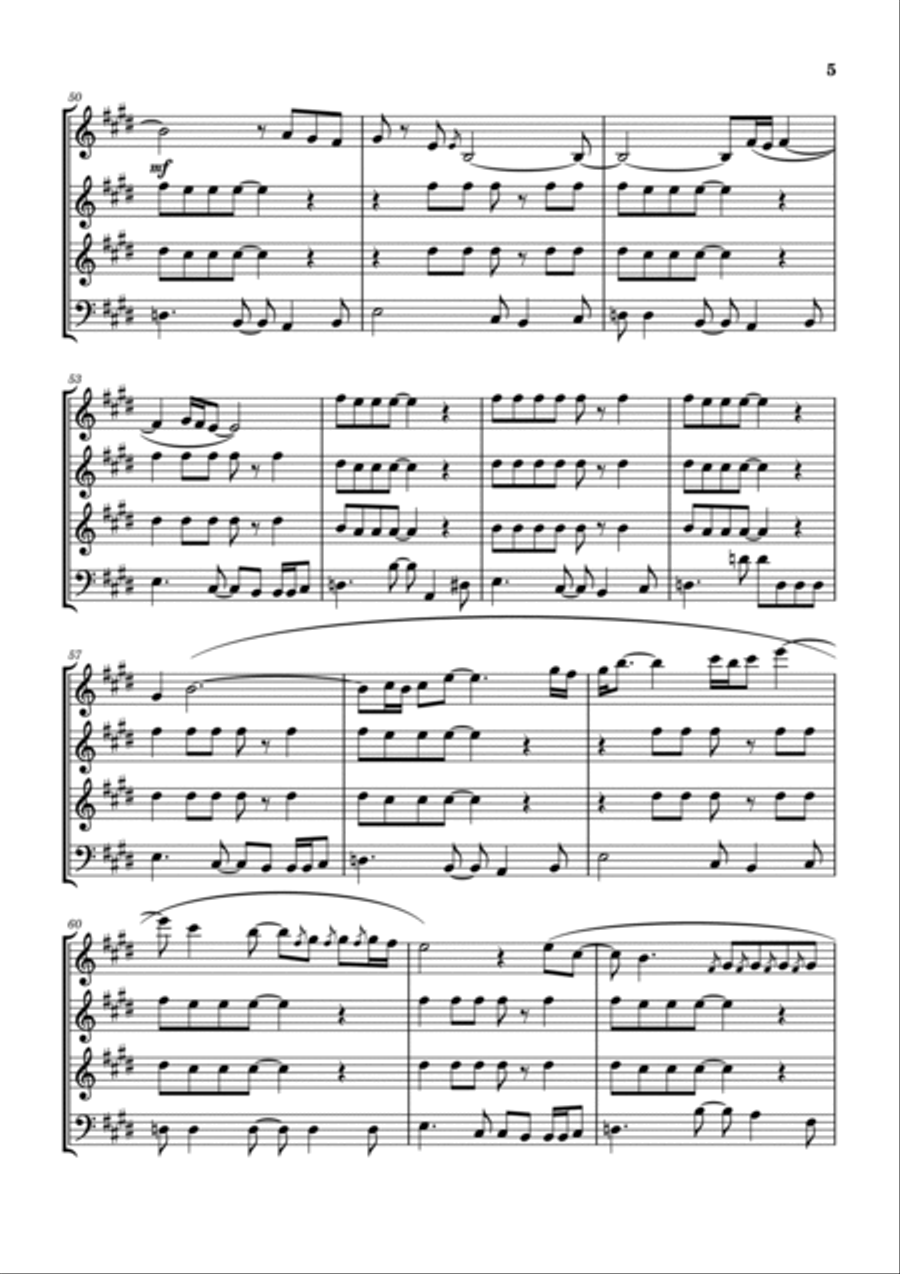 All Day Music Woodwind Quartet scores gallery preview page 6