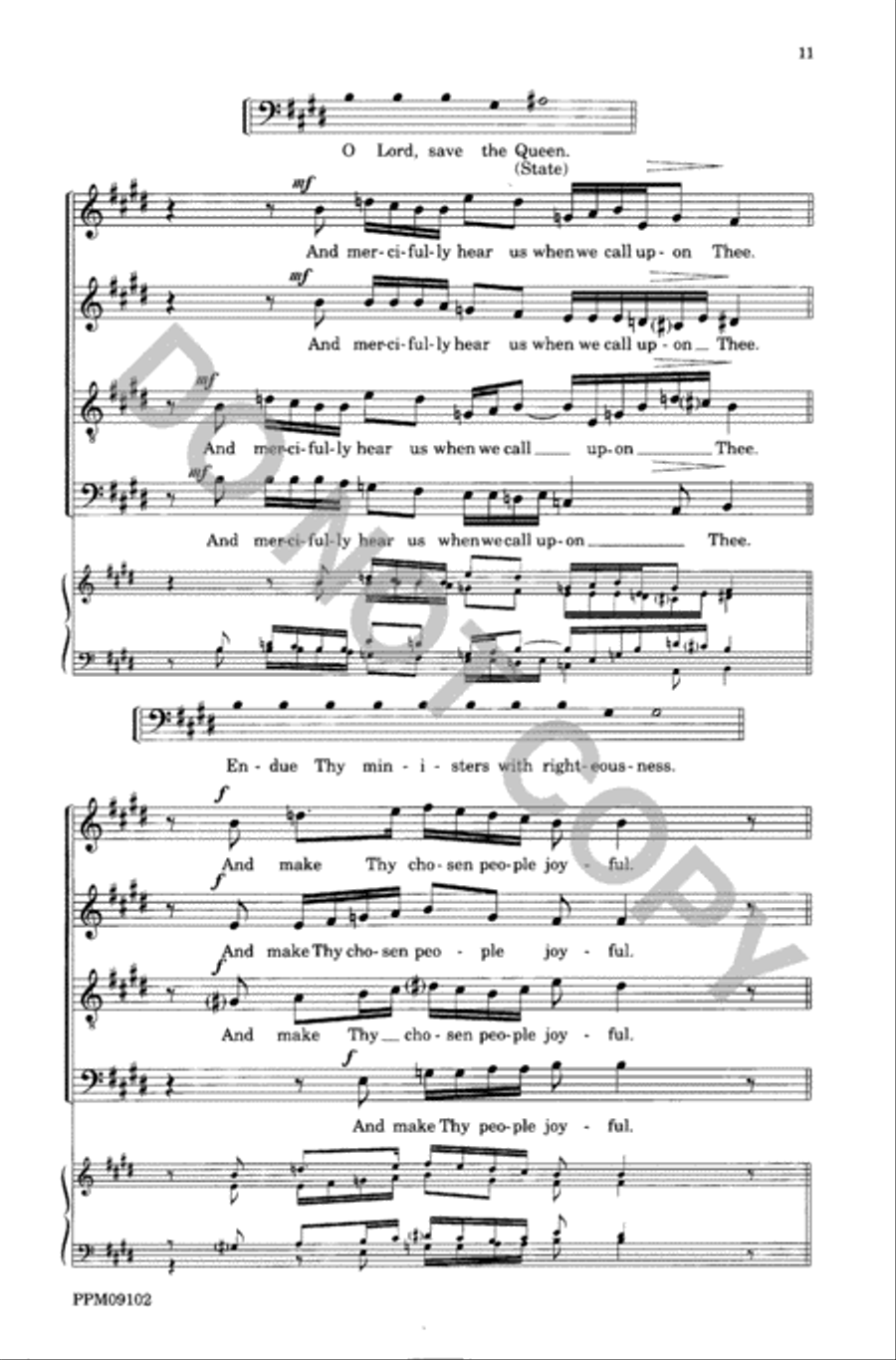 Responses and Prayers 4-Part scores gallery preview page 12