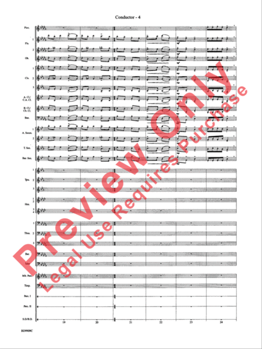 I'm Seventeen Come Sunday Concert Band scores gallery preview page 7
