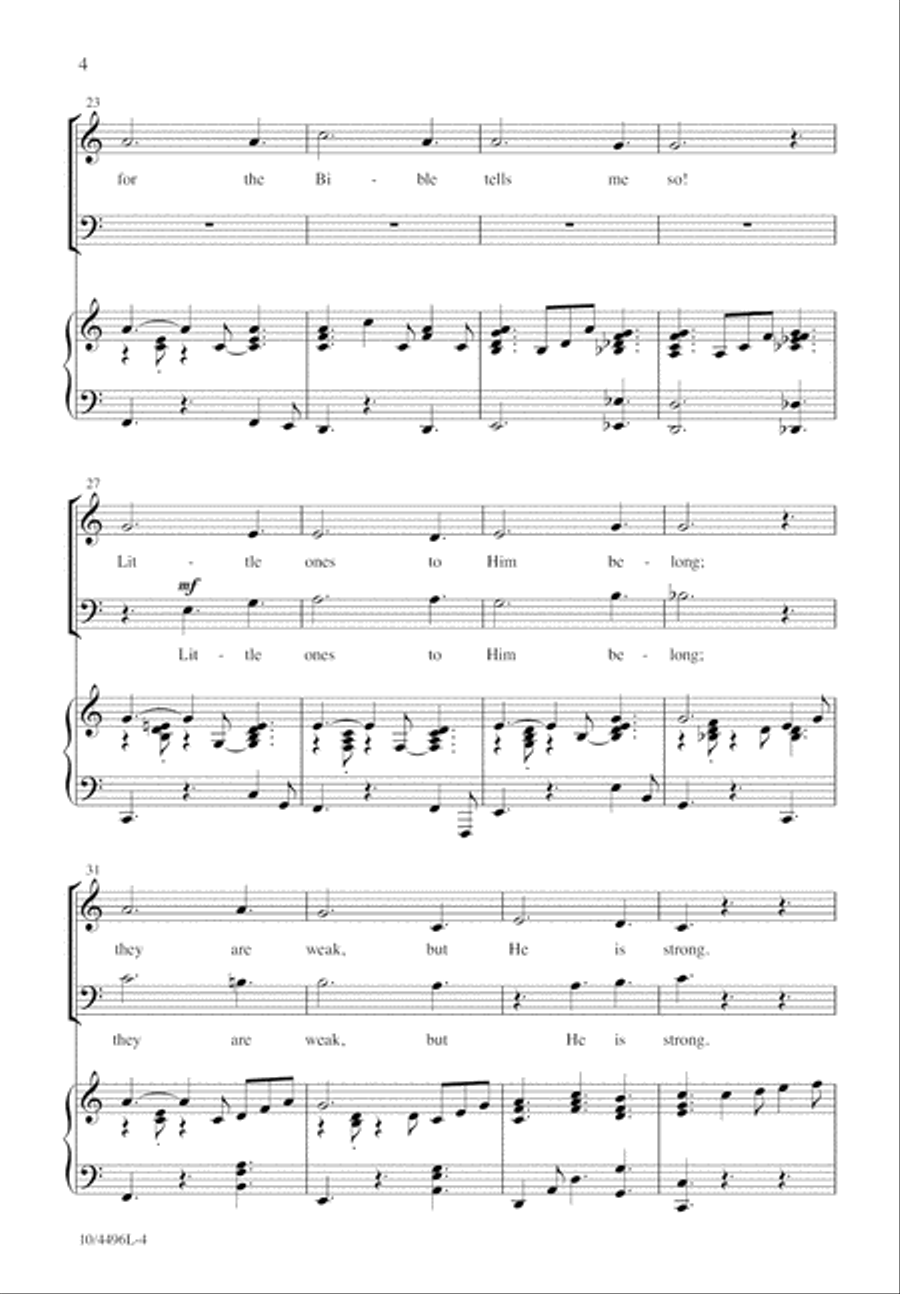 The Bible Tells Me So The Bible Tells Me So 4-Part scores gallery preview page 5