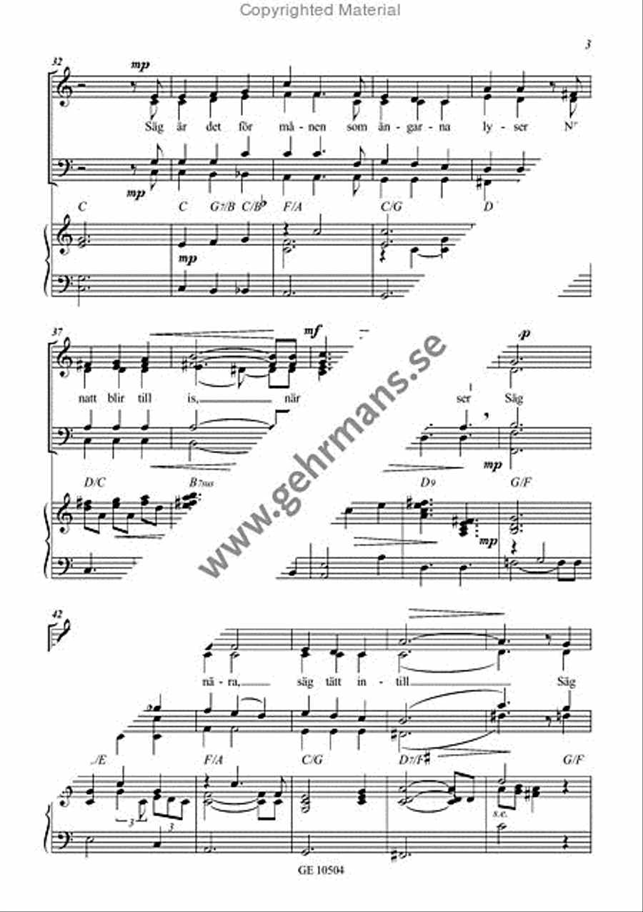 Sag mig for vems skull Divisi scores gallery preview page 4