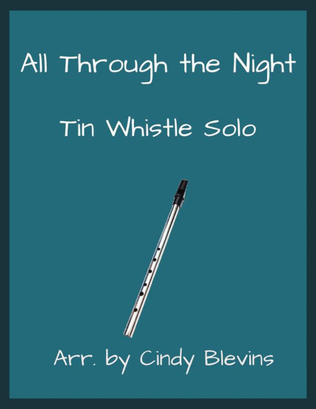 Book cover for All Through the Night, Solo Tin Whistle