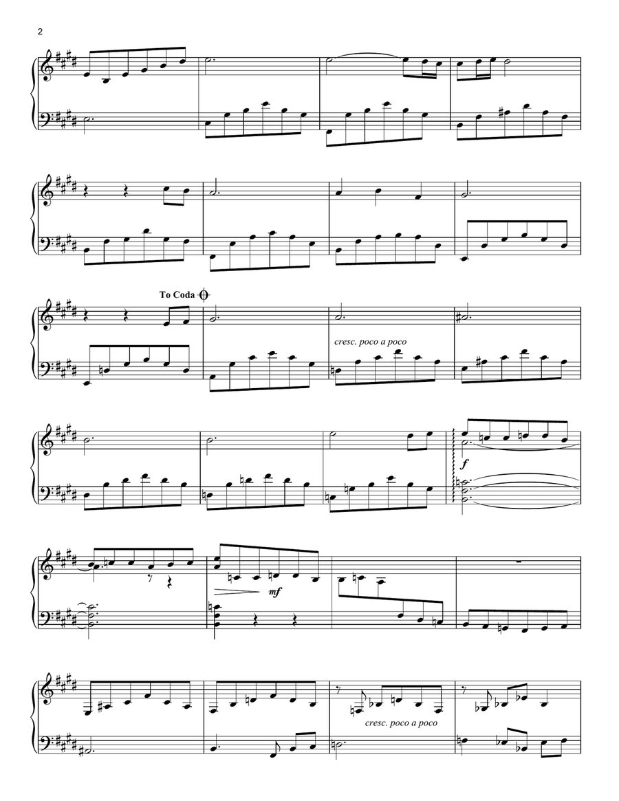 Cavatina (from The Deer Hunter) Piano Solo scores gallery preview page 2