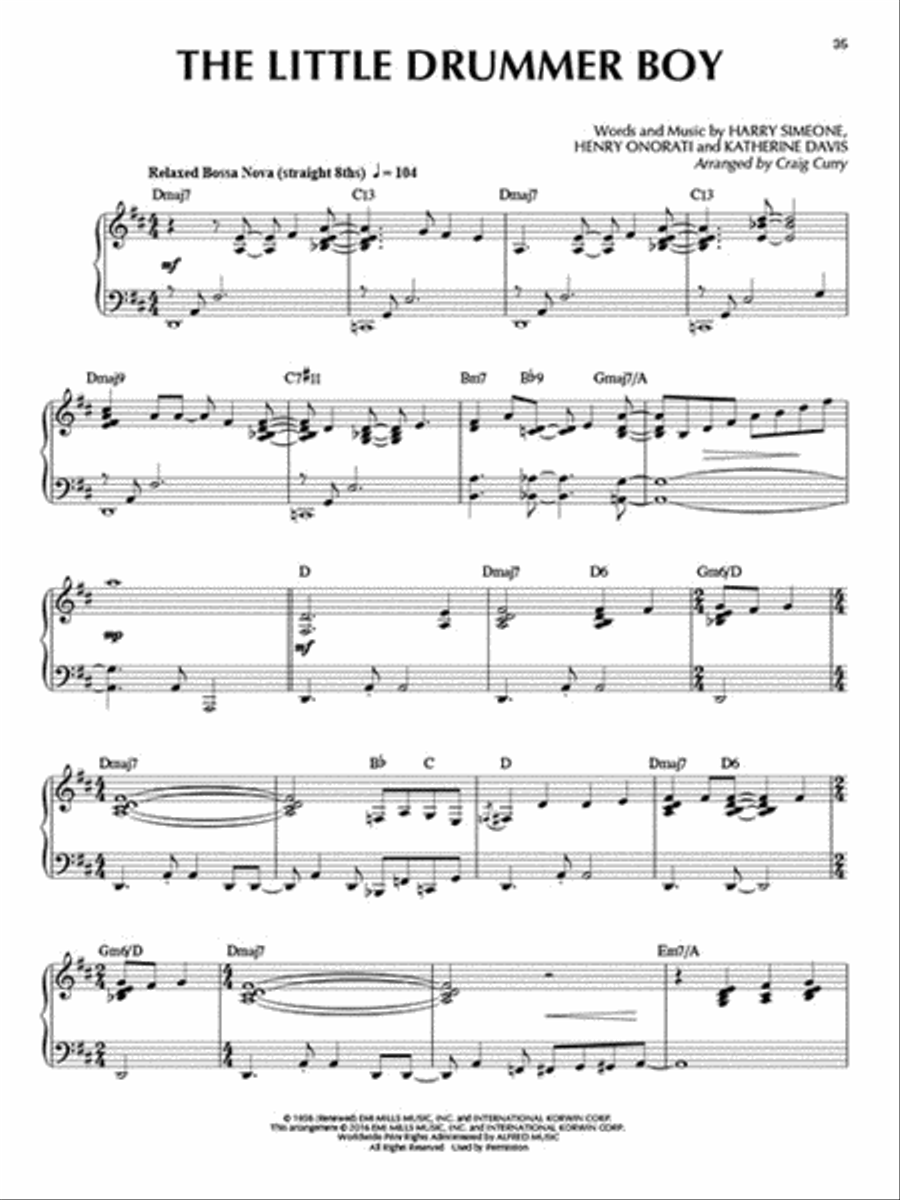 Jazzy Christmas Tunes Jazzy Christmas Tunes Piano Solo scores gallery preview page 5