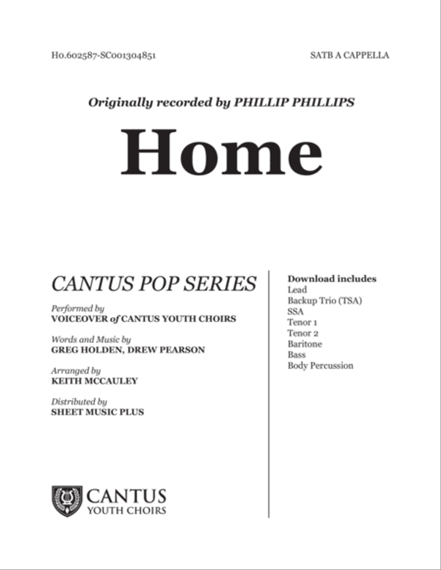 Home 4-Part scores gallery preview page 1