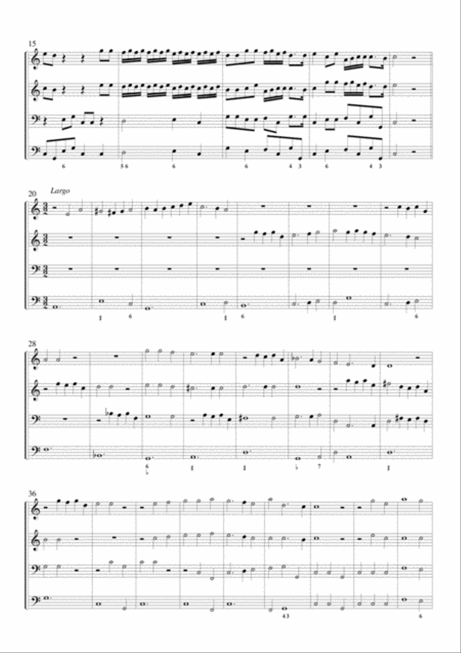 Isabella Leonarda, Sonata op.16 n.9 in C major Small Ensemble scores gallery preview page 3