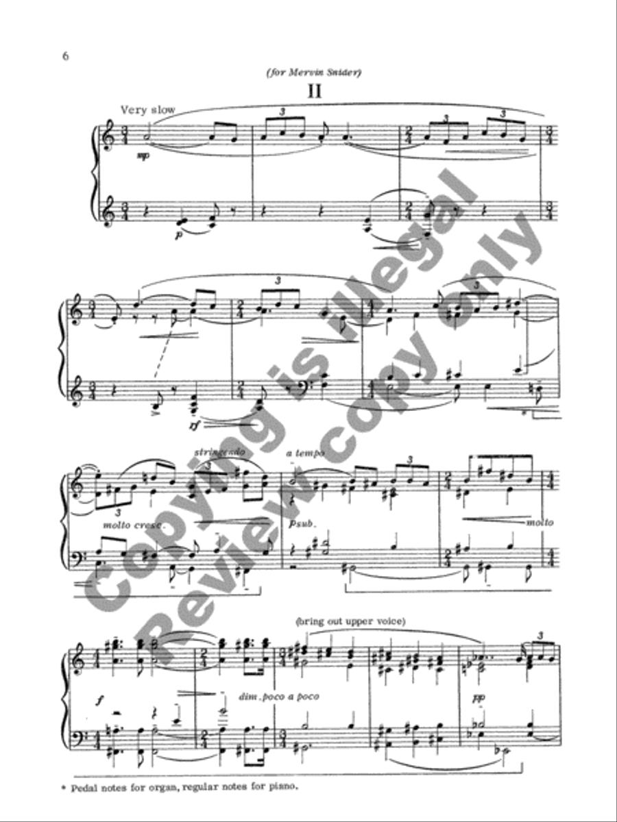 Three Lyric Preludes Piano Solo scores gallery preview page 5