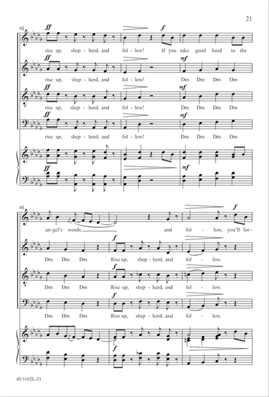 All Around A Cappella All Around A Cappella 4-Part scores gallery preview page 21