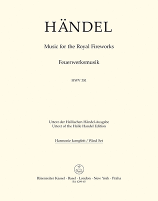 Music for the Royal Fireworks HWV 351