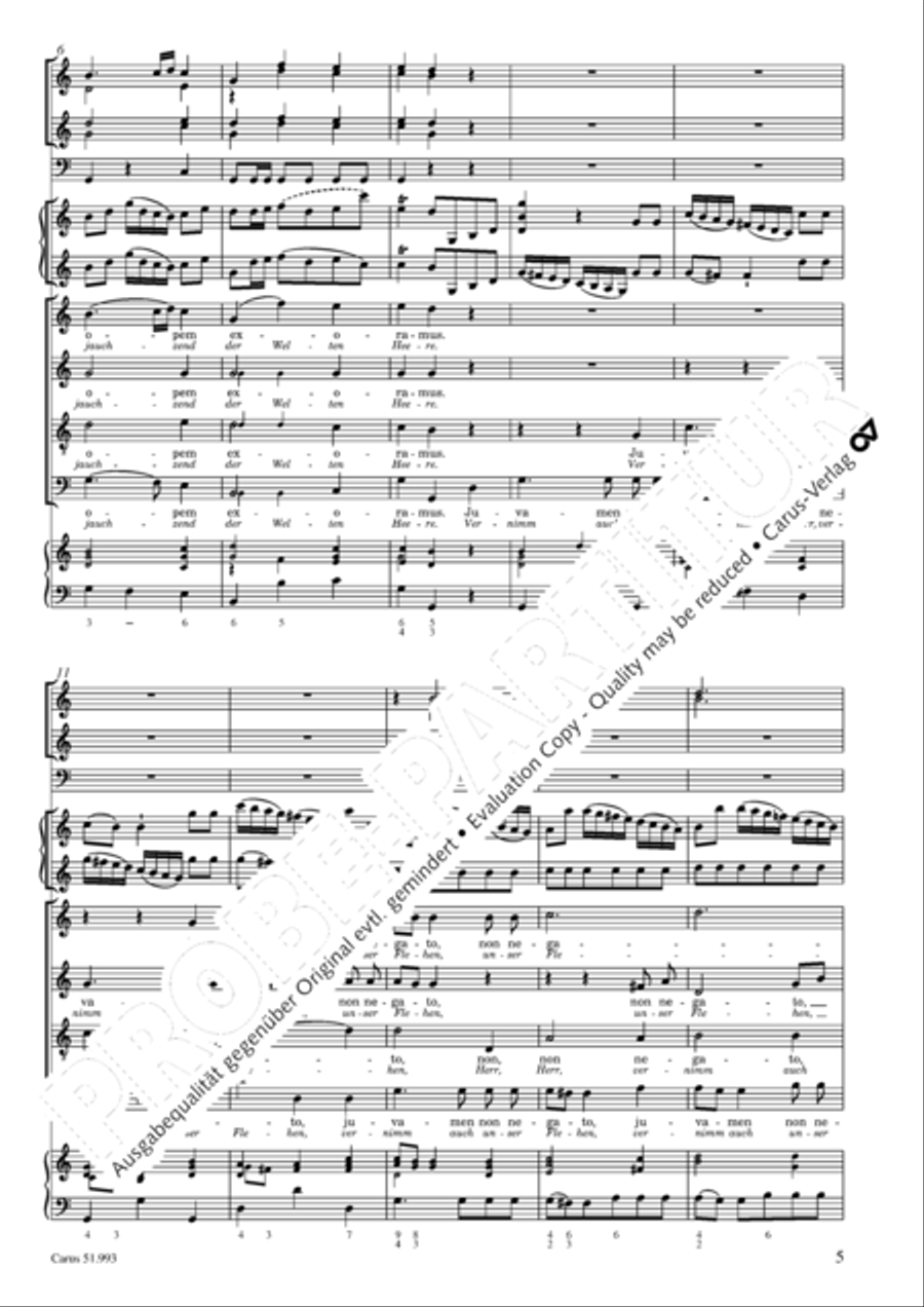 O Jesu, te invocamus 4-Part scores gallery preview page 6