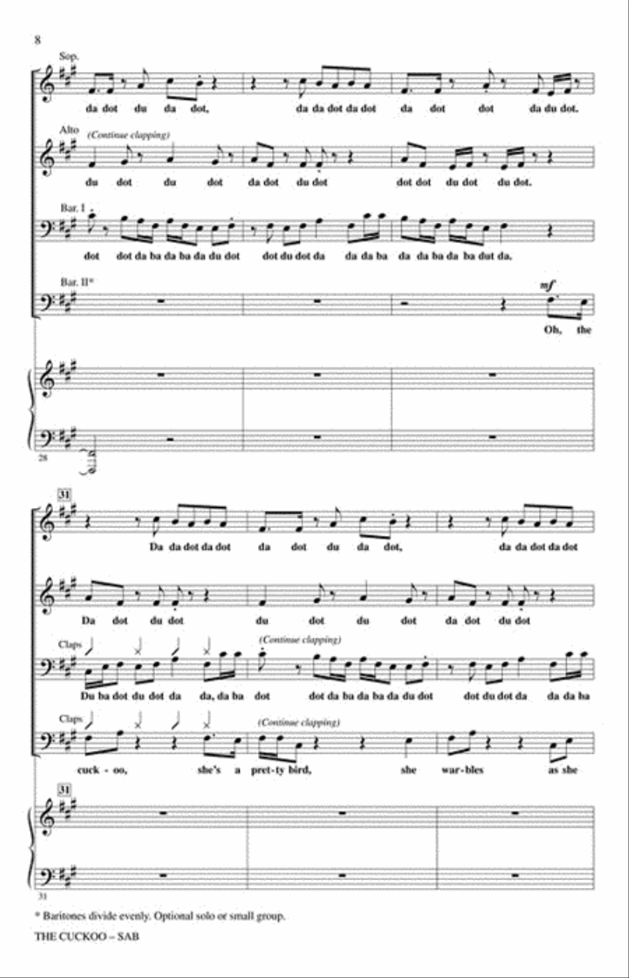 The Cuckoo 3-Part scores gallery preview page 3