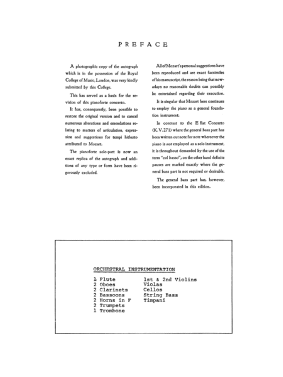 Mozart: Piano Concerto No. 24 in C Minor, K. 491 Piano scores gallery preview page 2