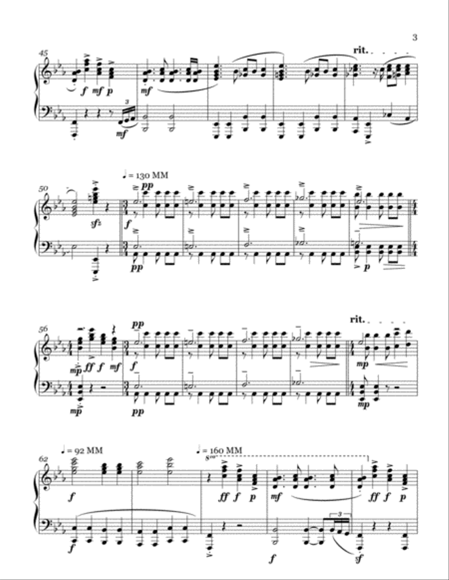 Raphael's Angels Sing and Dance Around the Mountain of the Lord Piano Solo scores gallery preview page 3