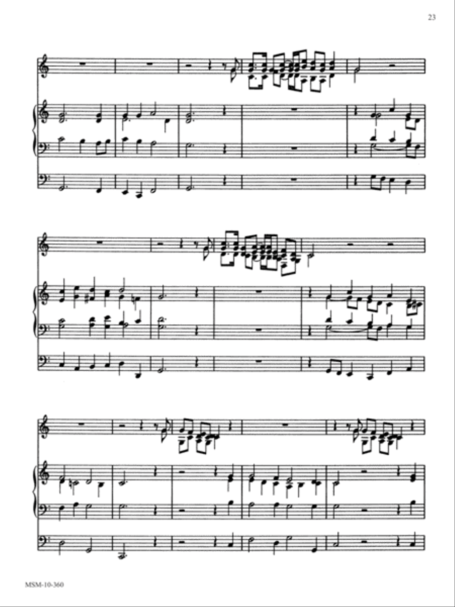 Wake, Awake, for Night Is Flying (Setting III) Organ scores gallery preview page 2