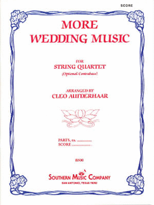 Book cover for More Wedding Music