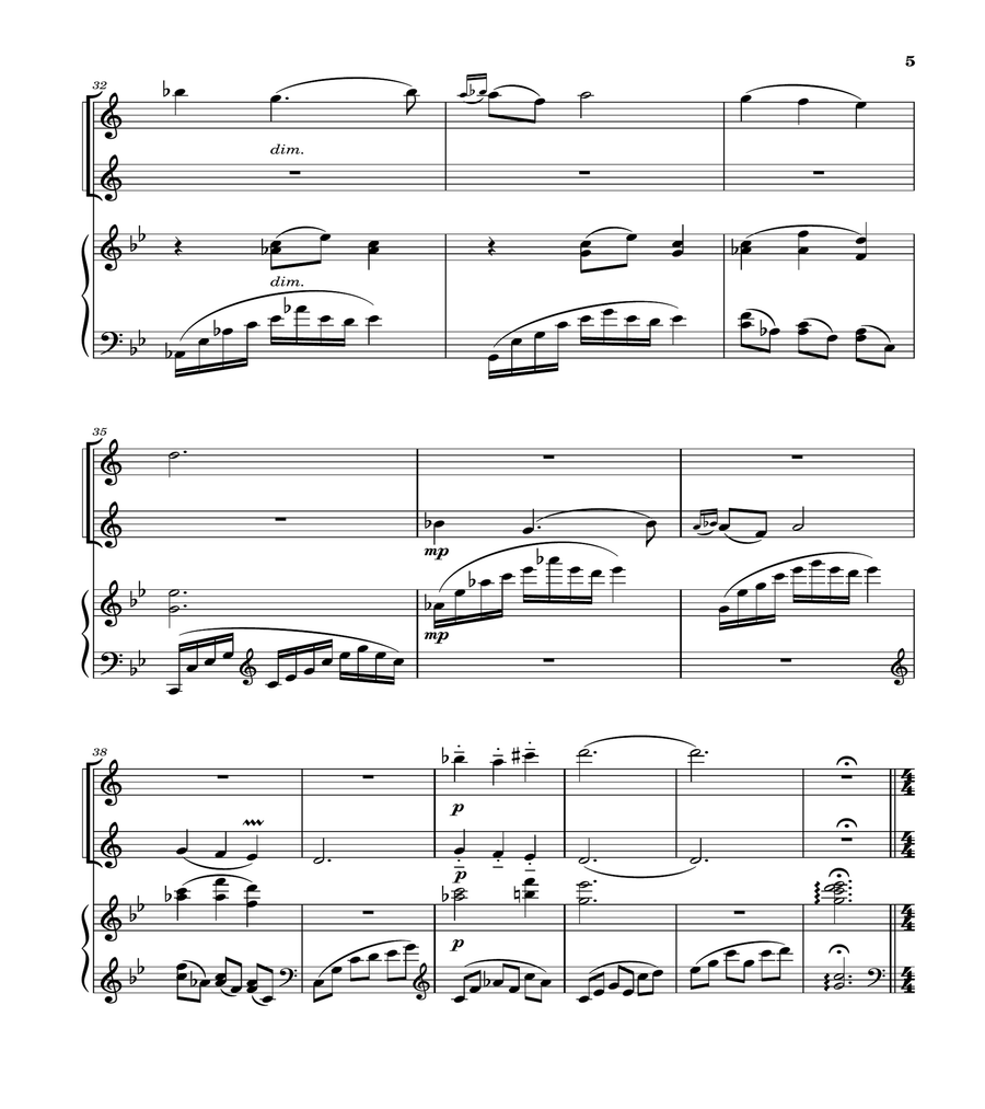 Klezmer Rhapsody for two clarinets and piano image number null