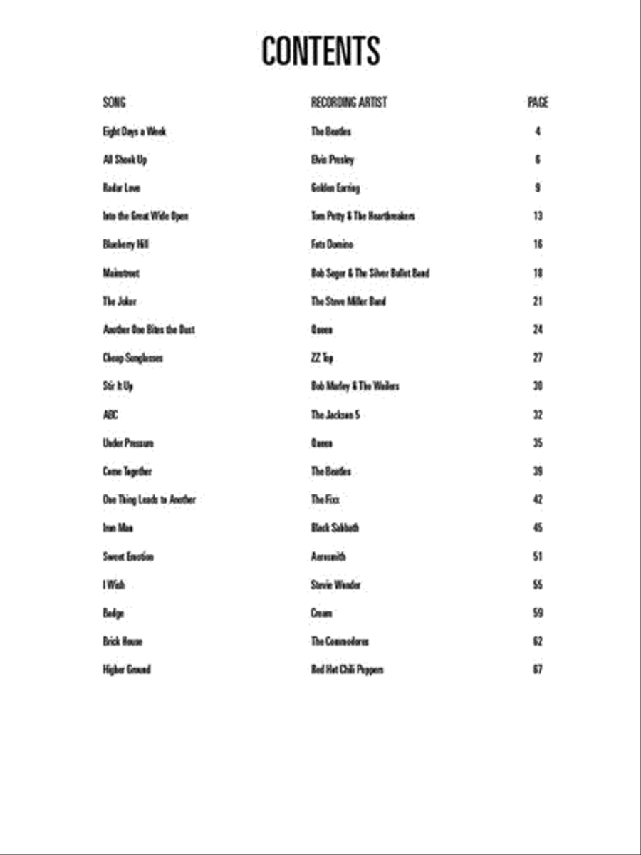 Even More Easy Pop Bass Lines Acoustic Guitar scores gallery preview page 2