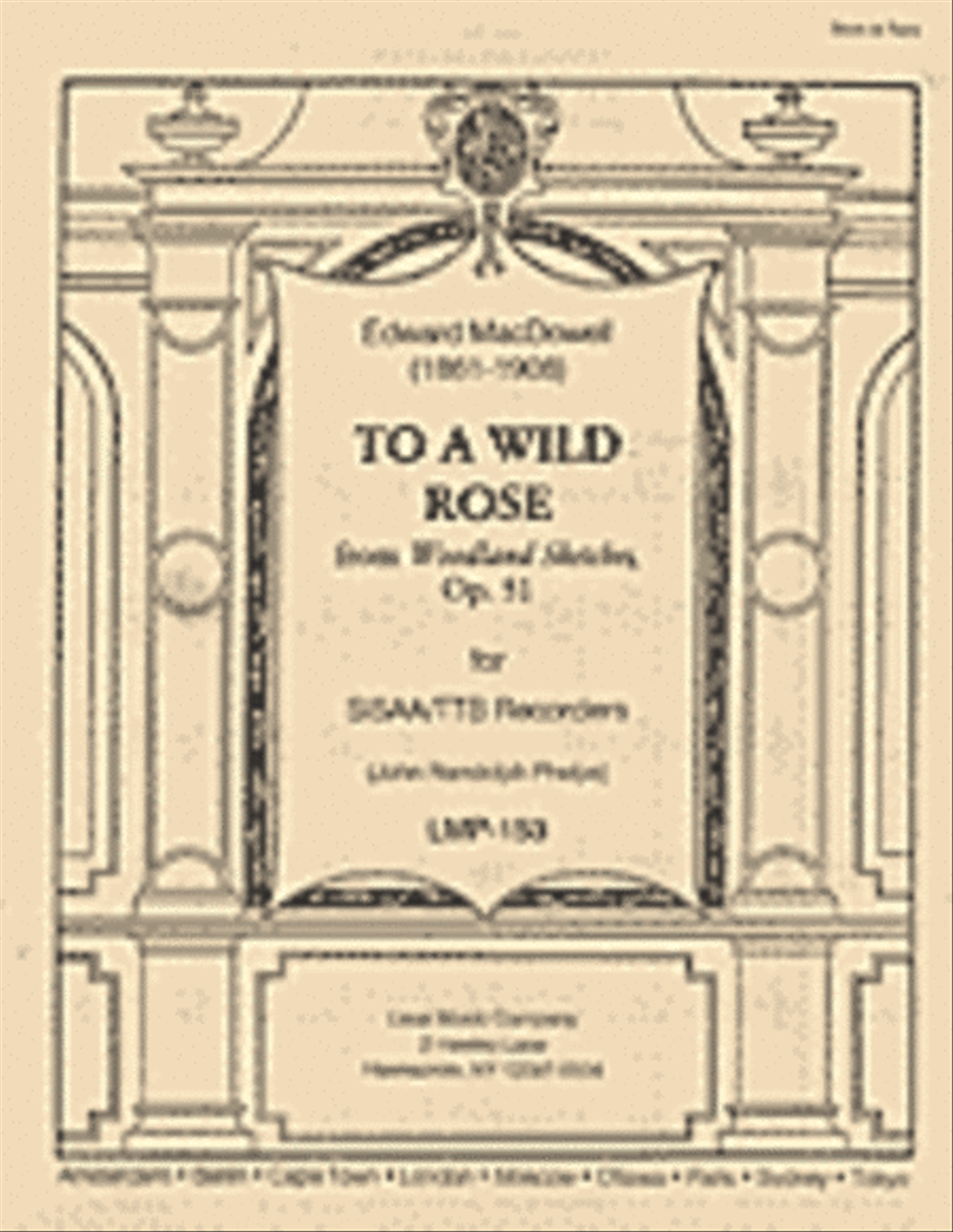 To A Wild Rose from Woodland Sketches, Op 51 2-Part scores gallery preview page 1