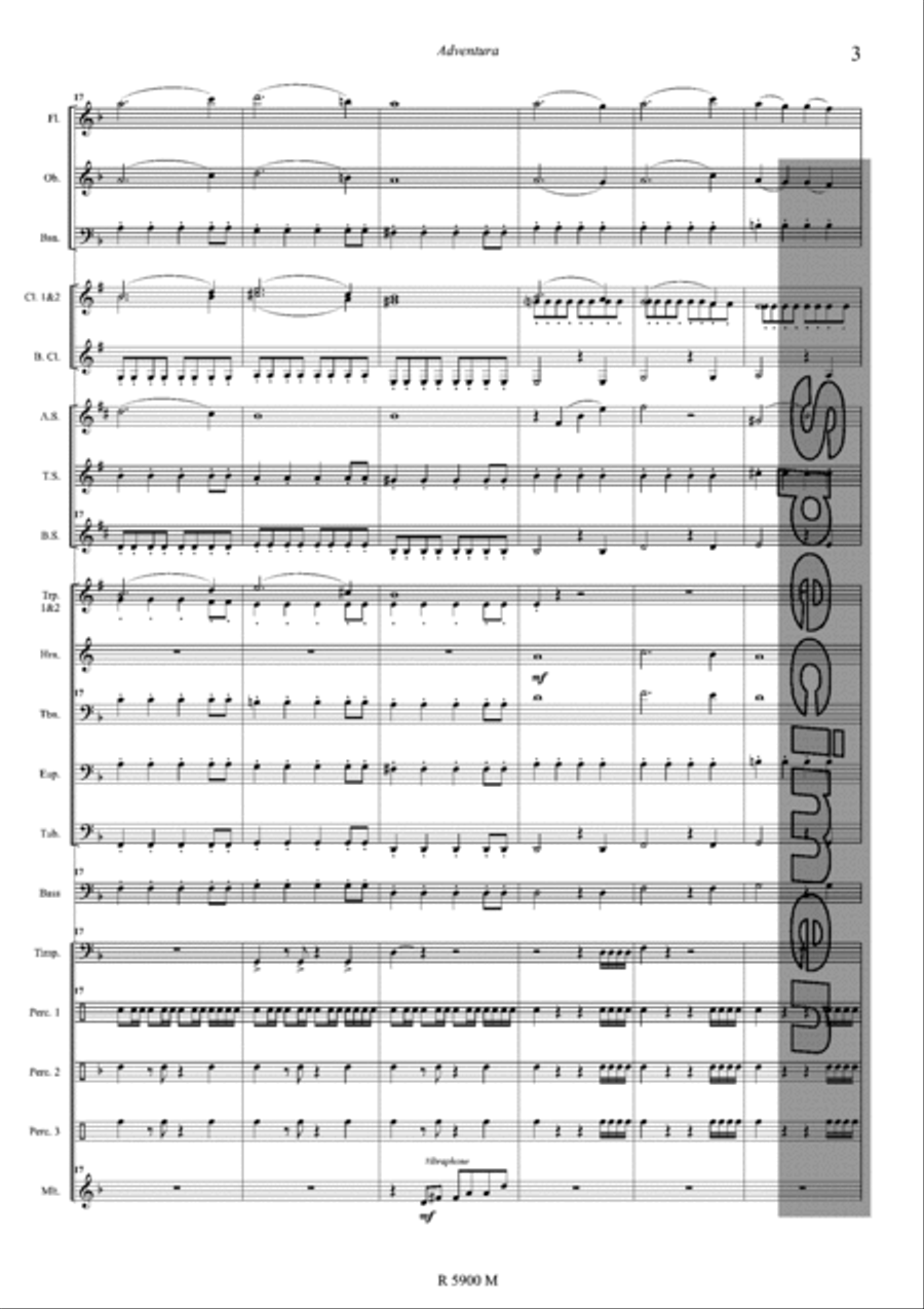 Adventura Concert Band scores gallery preview page 4
