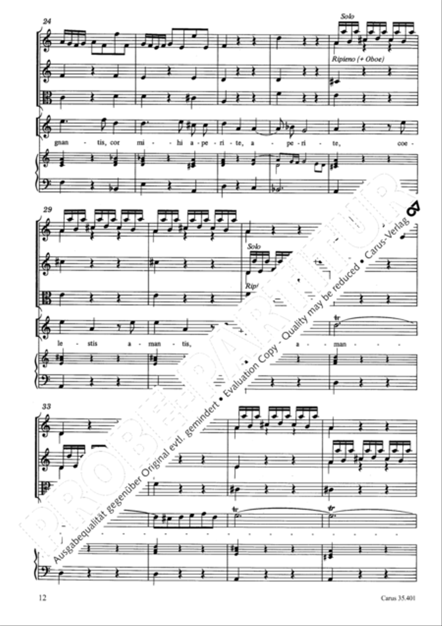 Languet anima mea Soprano Voice scores gallery preview page 15