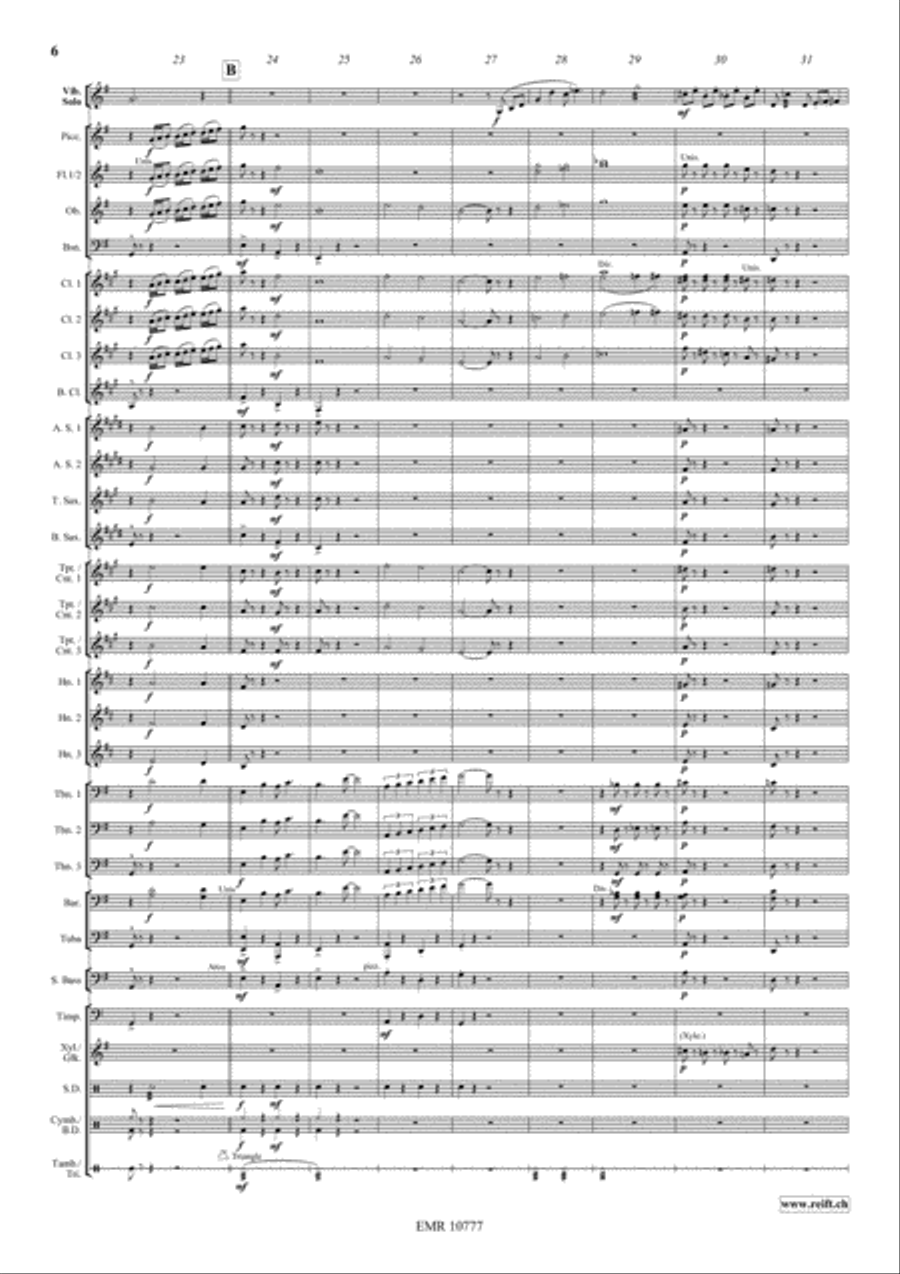 Concerto Piccolo Concerto Piccolo Concert Band scores gallery preview page 6