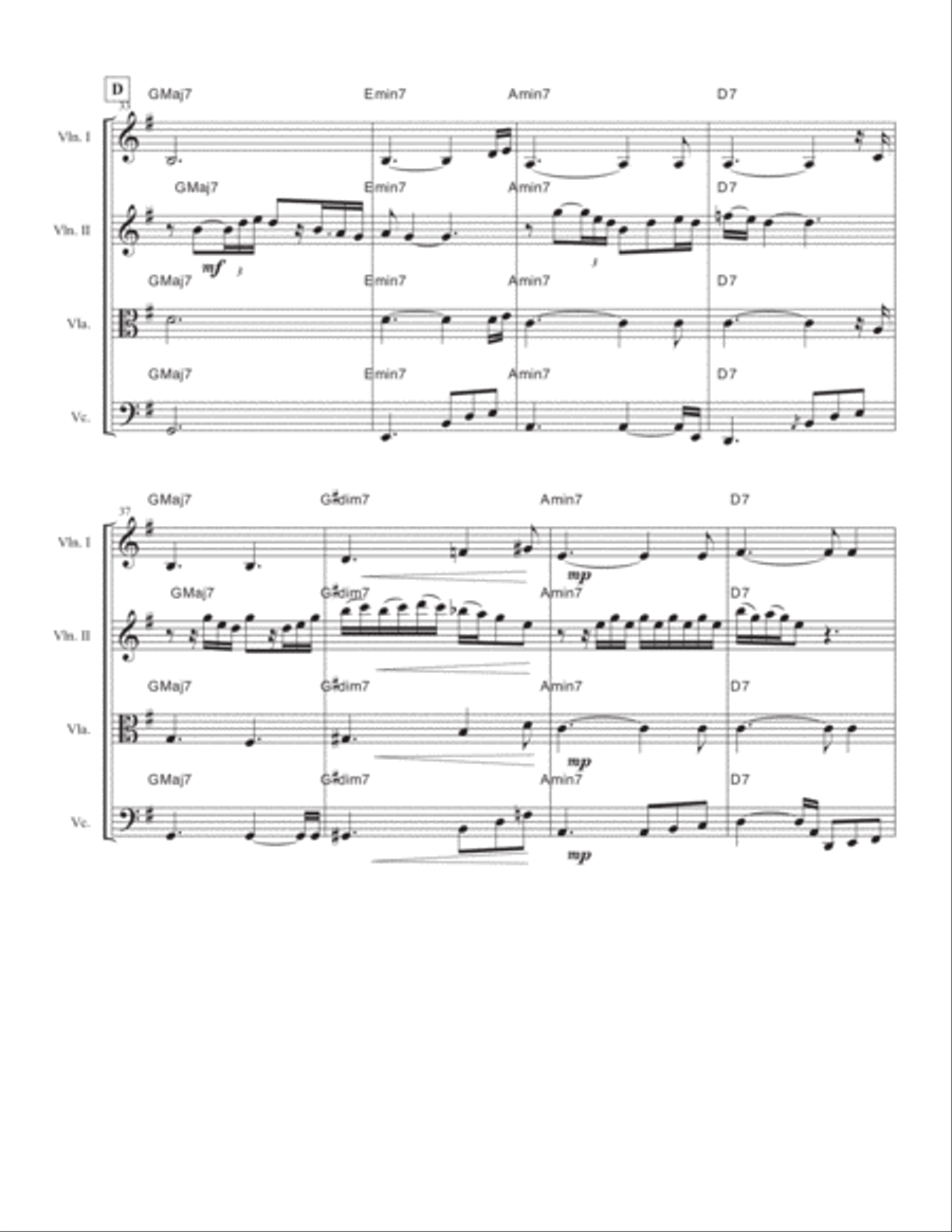 If I Ain't Got You String Quartet scores gallery preview page 5