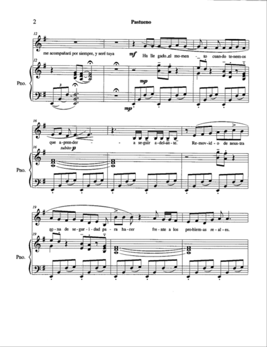 Pastueño Voice scores gallery preview page 5