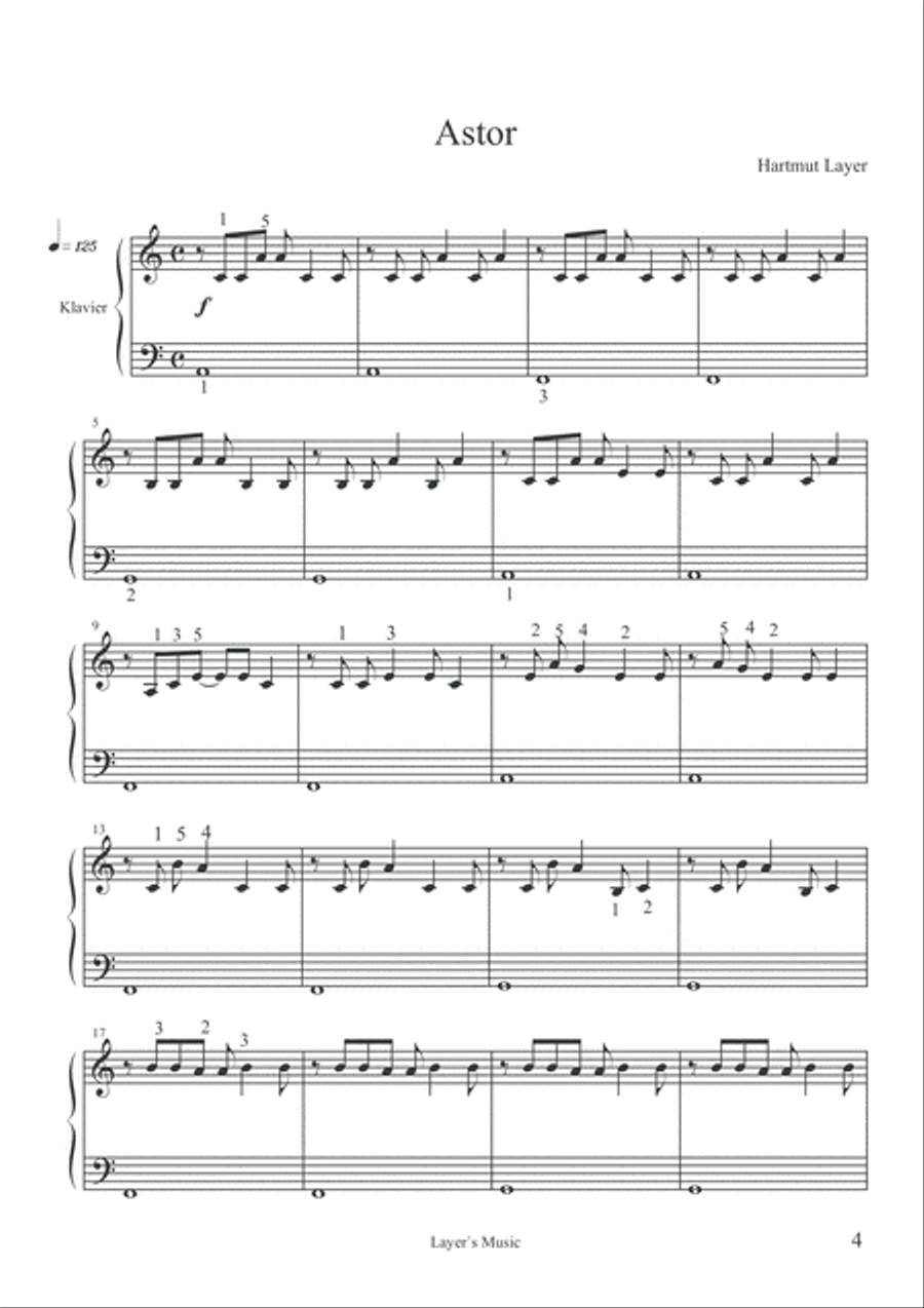 Pianofingers Pop Level 1 Pianofingers Pop Level 1 Piano Solo scores gallery preview page 5