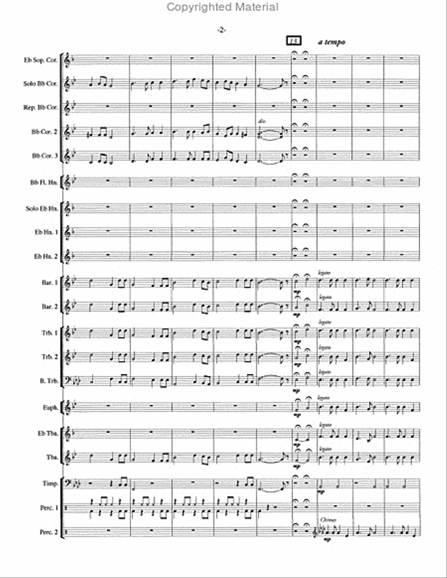 We Three Kings Brass Ensemble scores gallery preview page 3