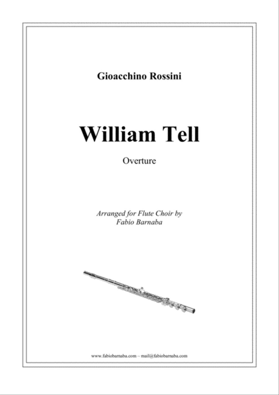 William Tell - Overture for Flute Choir Flute Choir scores gallery preview page 1