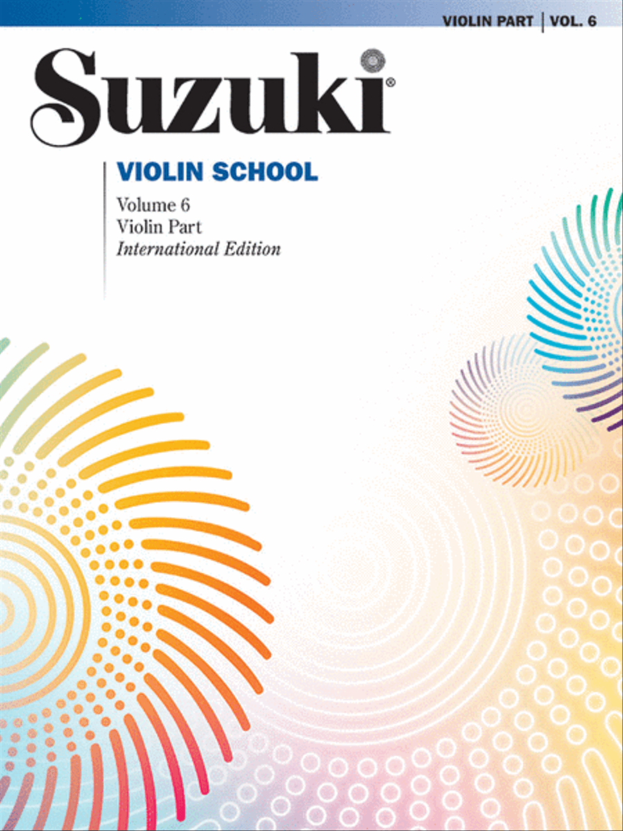 Suzuki Violin School, Volume 6 String Methods scores gallery preview page 1