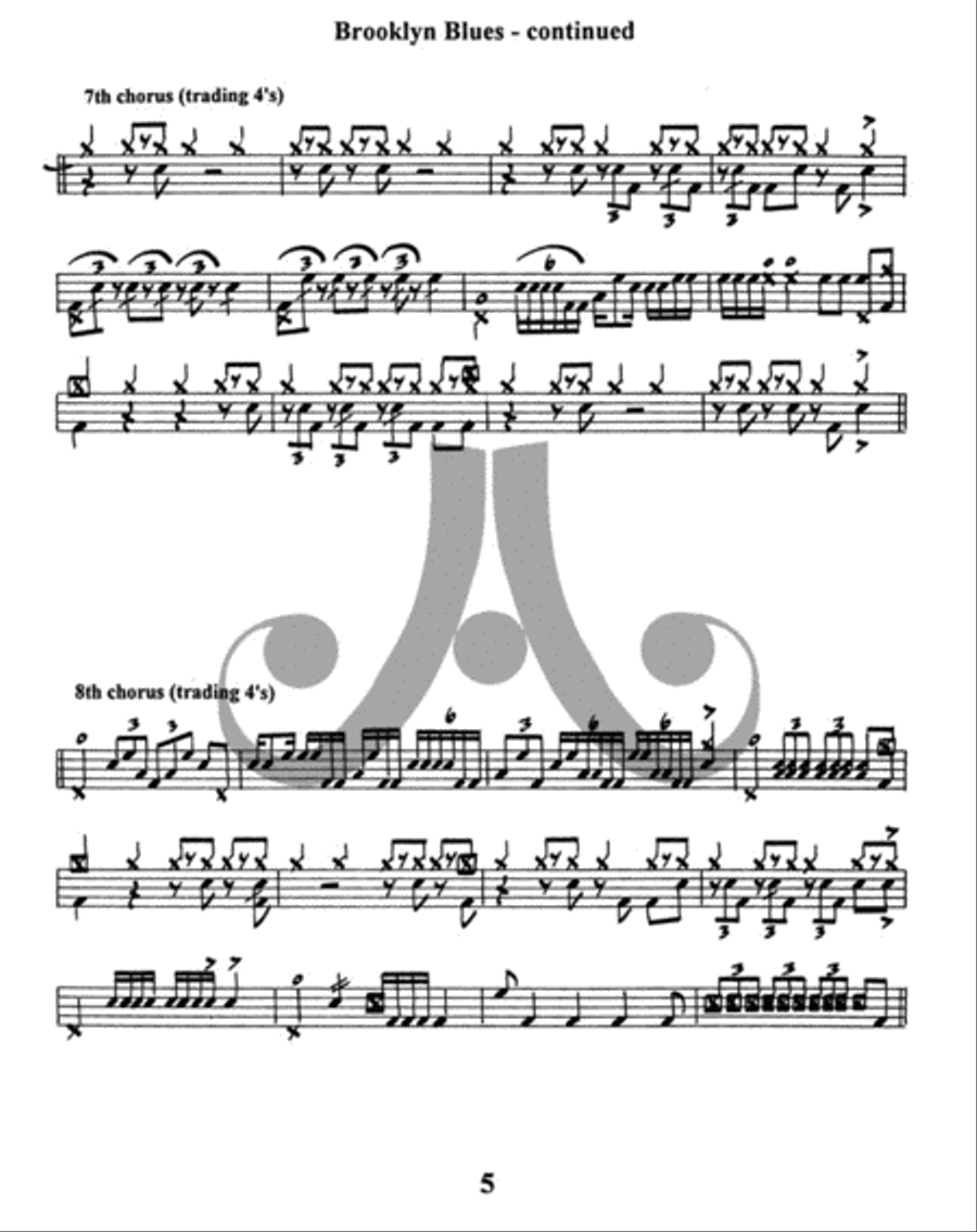 Standard Time Drums scores gallery preview page 7