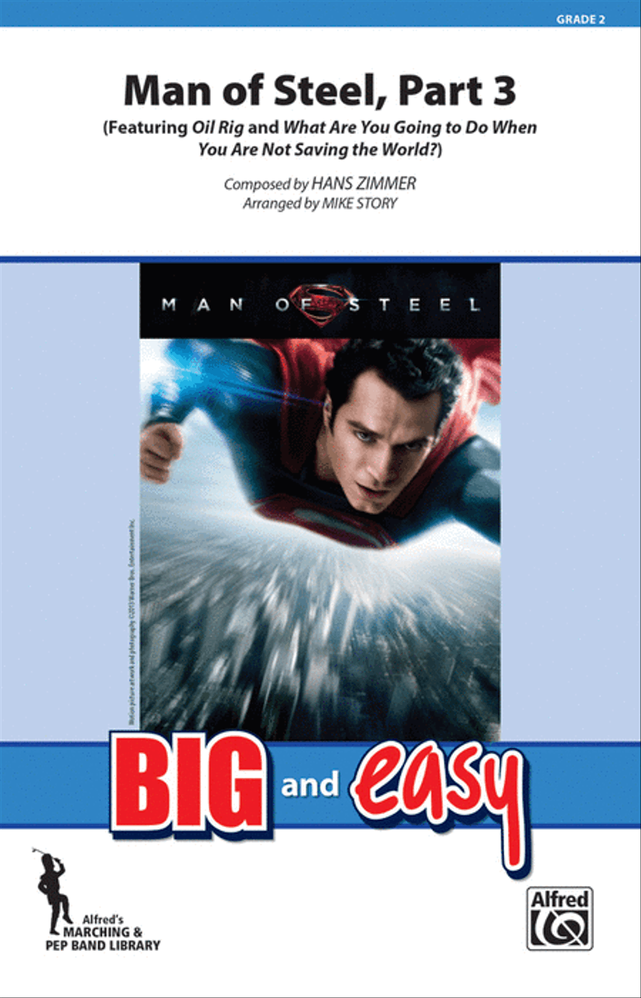 Man of Steel, Part 3 Marching Band scores gallery preview page 1