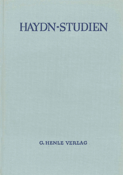 Haydn Studies Volume III Collection