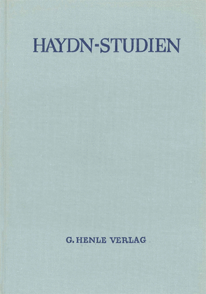 Haydn Studies Volume III Collection