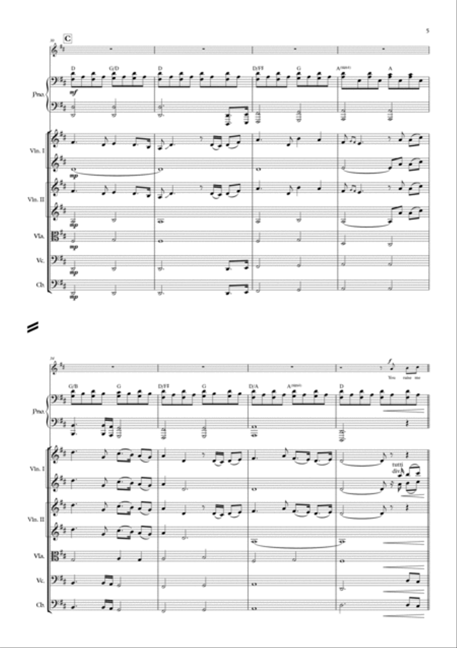 You Raise Me Up You Raise Me Up String Orchestra scores gallery preview page 5