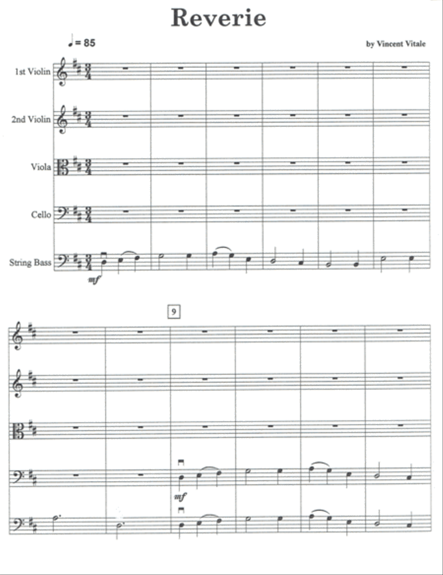 REVERIE String Orchestra scores gallery preview page 2