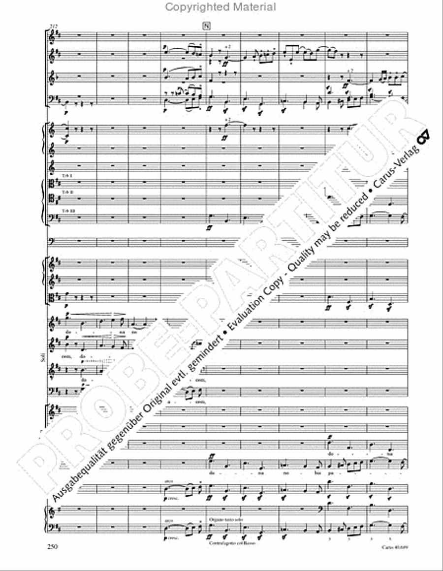 Missa solemnis Missa solemnis 4-Part scores gallery preview page 266