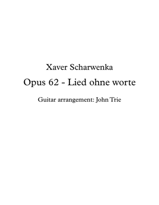 Opus 62, Lied ohne worte - tab