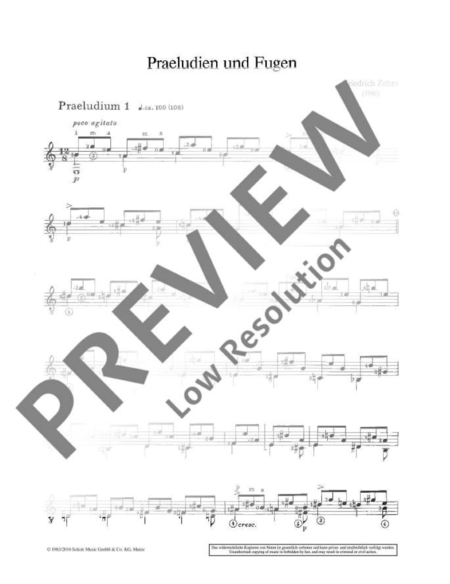 Six Preludes and Fugues